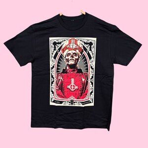 Ghost Papa V Perpetua Skeleta Heavy Metal Band Tee XL